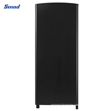 164L Single Solid Door Upright Refrigerator with Separate Freezer Box